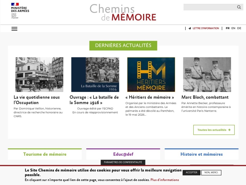 Chemins de mémoire