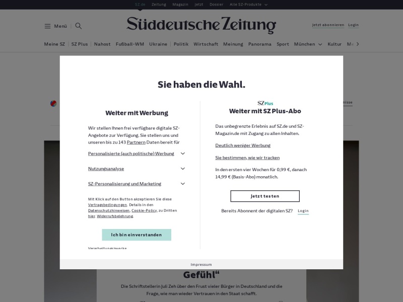 Süddeutsche Zeitung - Site officiel