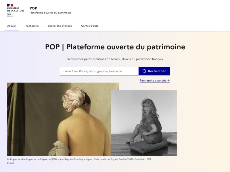 POP - Plateforme ouverte du patrimoine