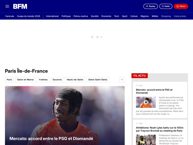 BFM Paris Île-de-France
