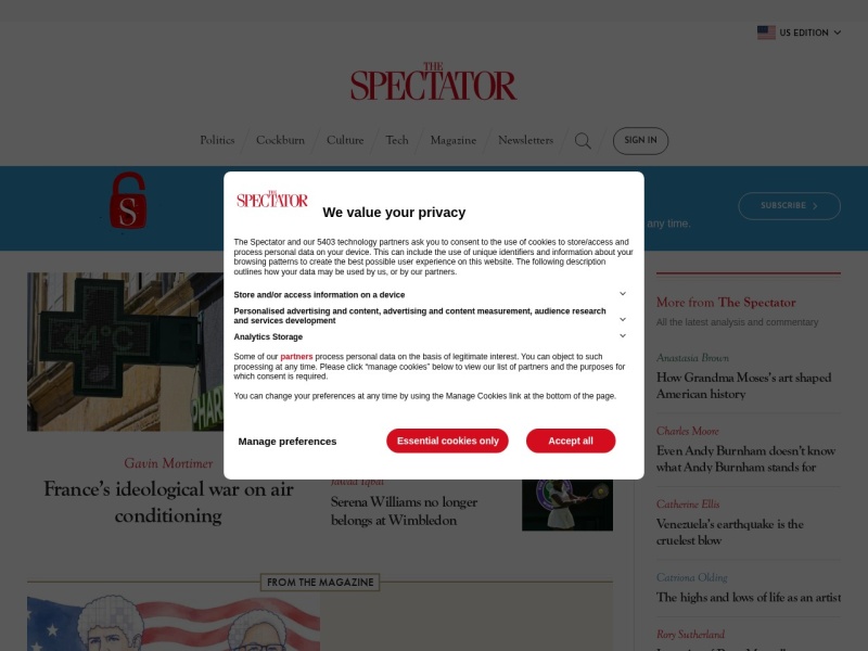 The Spectator - Site officiel