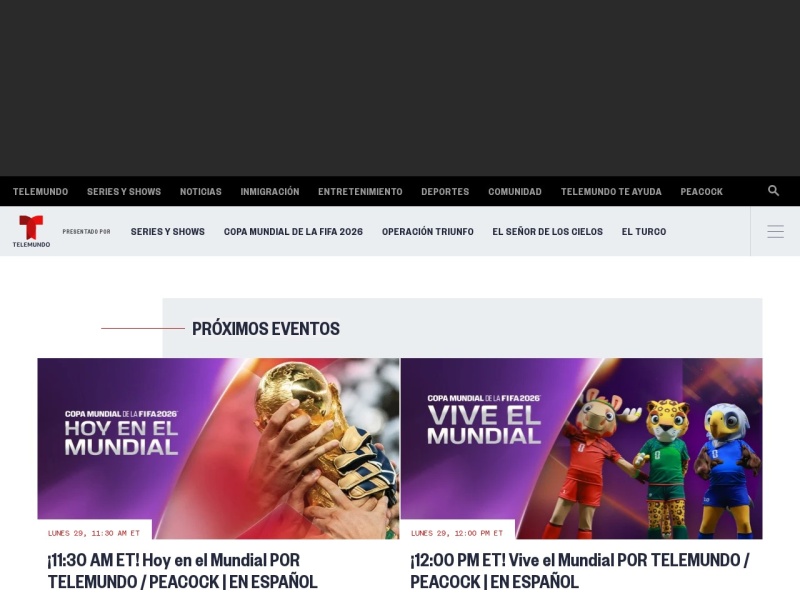 Telemundo - Site officiel