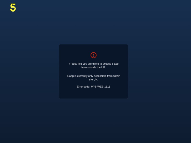 Channel 5 - Site officiel