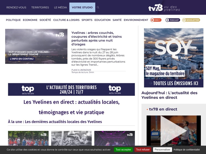 TV78 - Site officiel