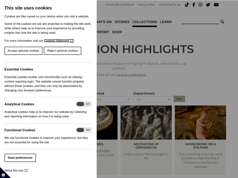 Ashmolean Museum - Collections