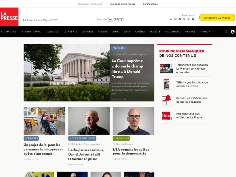 La Presse - Site officiel