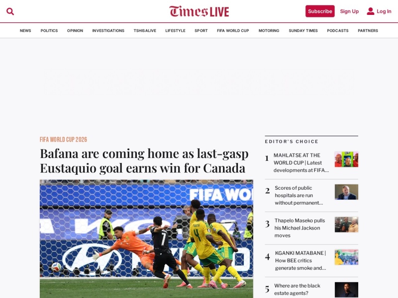 TimesLIVE - Site officiel