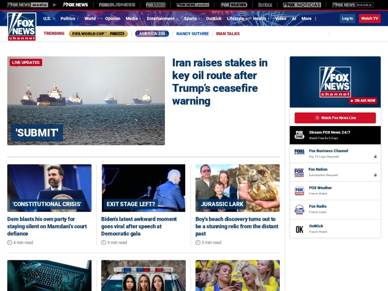 Fox News - Site officiel