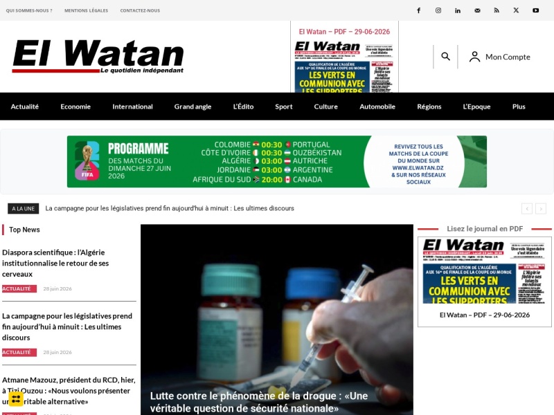 El Watan Algérie - Site officiel
