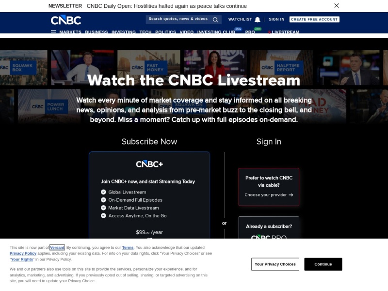 CNBC Live TV